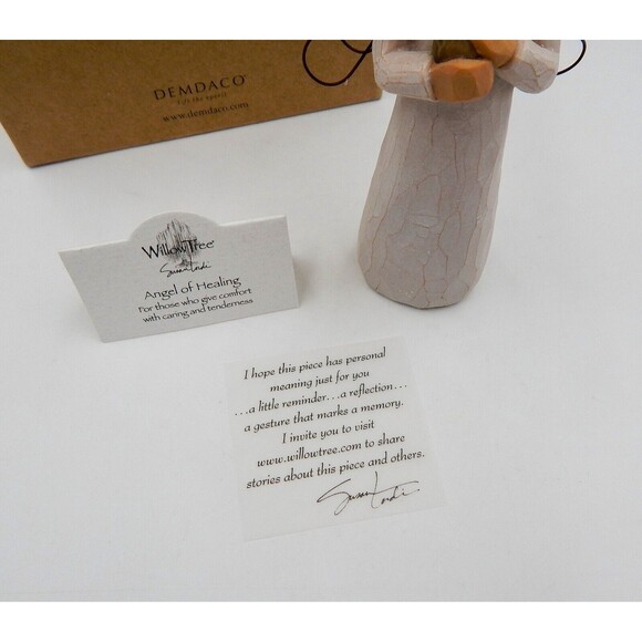 Willow Tree Angel Of Healing Nurturing Songbird Susan Lordi 1999 With Box - Picture 2 of 10